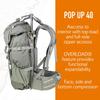 Mystery Ranch 40 Hunting Backpack Weatherproof Daypack Travel Hiking Outdoor Camping Outdoor Backpacking Climbing Pop-up 40L, Foliage, 2XL,