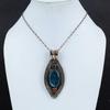 Labradorite Pendant Mahogany Obsidian And Blue Sunstone Pendant Copper Wire Wrapped Pendant Natural Gemstone Handmade Jewelry Gifts For Her