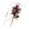 Home Party Xmas Christmas Berry Artificial Pine Branch Christmas Decoration Artificial Flower
