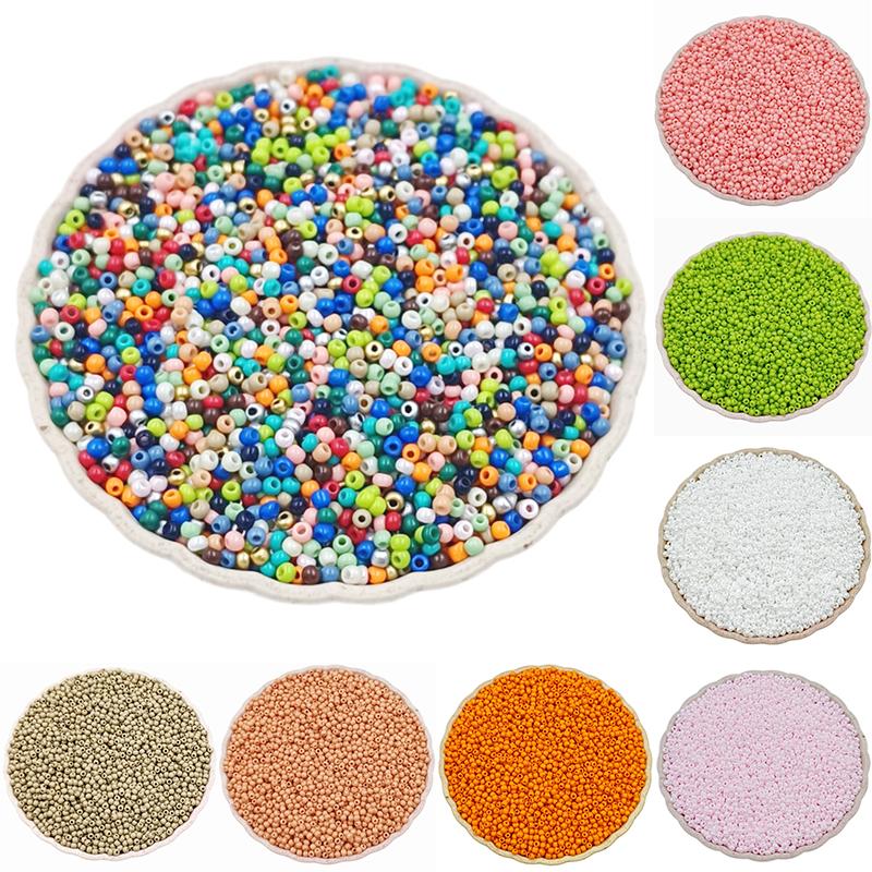 Креативный браслет-ожерелье Чешское стекло Шарм Мини для изготовления ювелирных изделий Фурнитура 2 мм Бисер Аксессуары Бусины-разделители DIY для изготовления 1000 шт./лот