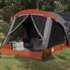 Family Tent Gray and Orange 550 x 555 x 208 cm