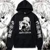 Jujutsu Kaisen Anime Hoodie Gojou Satoru Print Harajuku Man Clothes Fleece Hoodies Pullovers Tops Loose Long Sleeves
