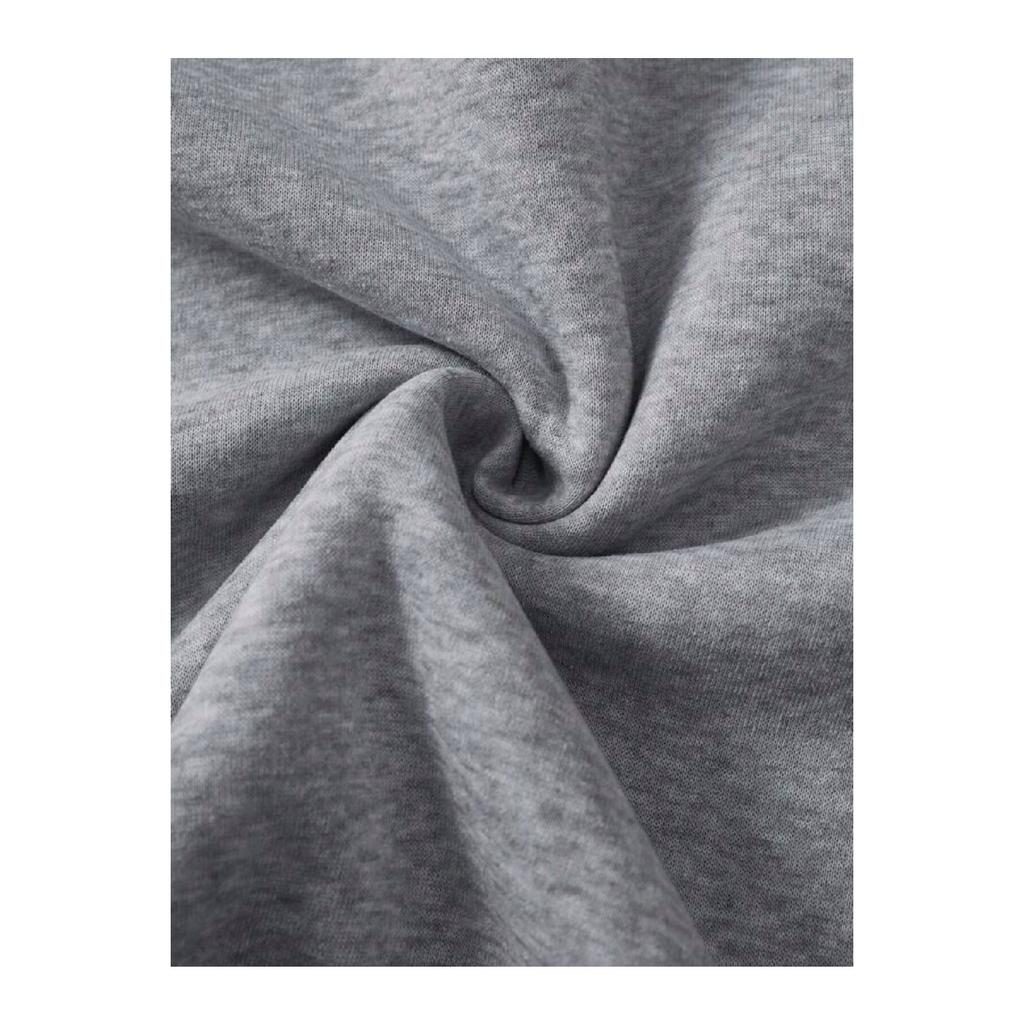 Унисекс, однотонная толстовка оверсайз с капюшоном из 3 предметов без принта