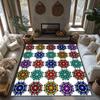 Unique Floral Doormat Welcome Mat Indoor Outdoor Decor Area Rug Home Entrance Carpet Floor Mat Washable Non Slip Stylish Design