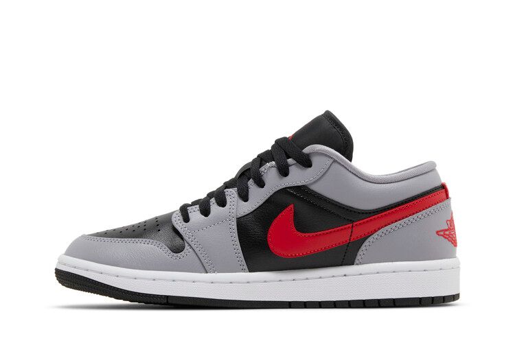 Jordan 1 Low Cement Grey Fire Red (Women's)