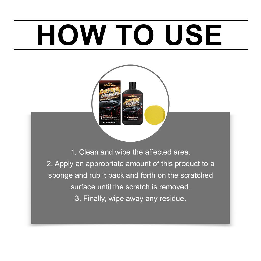 Car Paint Care Kit Car Paint Polishing, Cleaning, Maintenance, and Gloss Care Kit