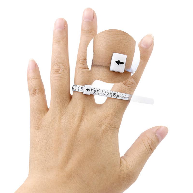 Измерительная лента для измерения размера кольца по стандарту США