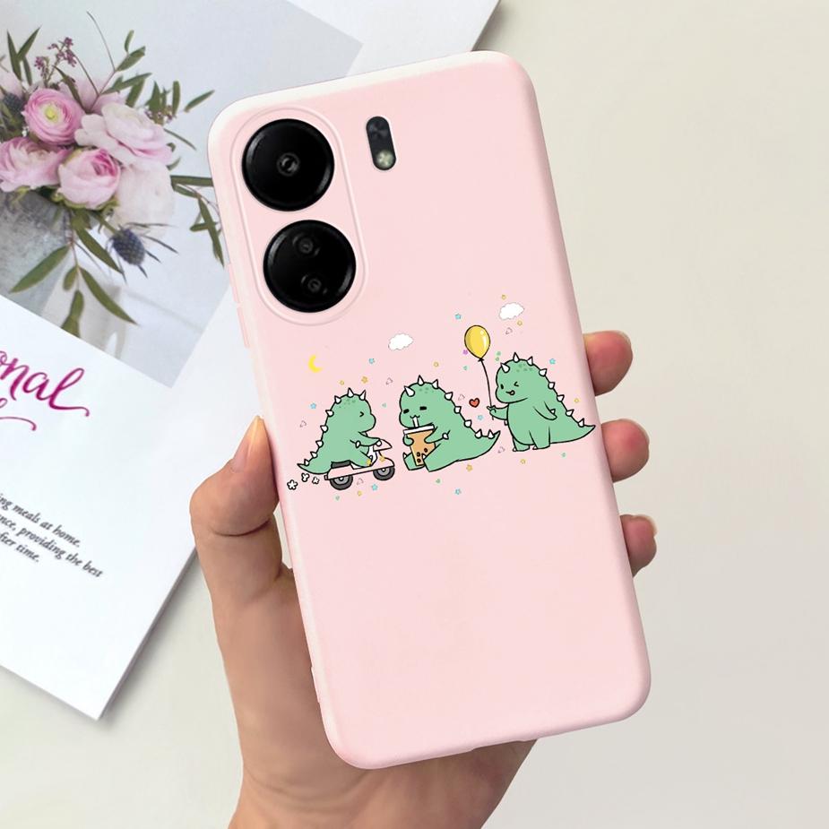 For Xiaomi Poco C65 Case Redmi 13C Cute Fashion Cartoon Cover Soft Silicone Phone Case For Xiaomi Redmi 13C Poco C65 C 65 Bumper