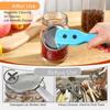 Built-in Magnets Mason Jar Opener Hook Design Vacuum Seal Remover  Daily Household Kitchen Opening