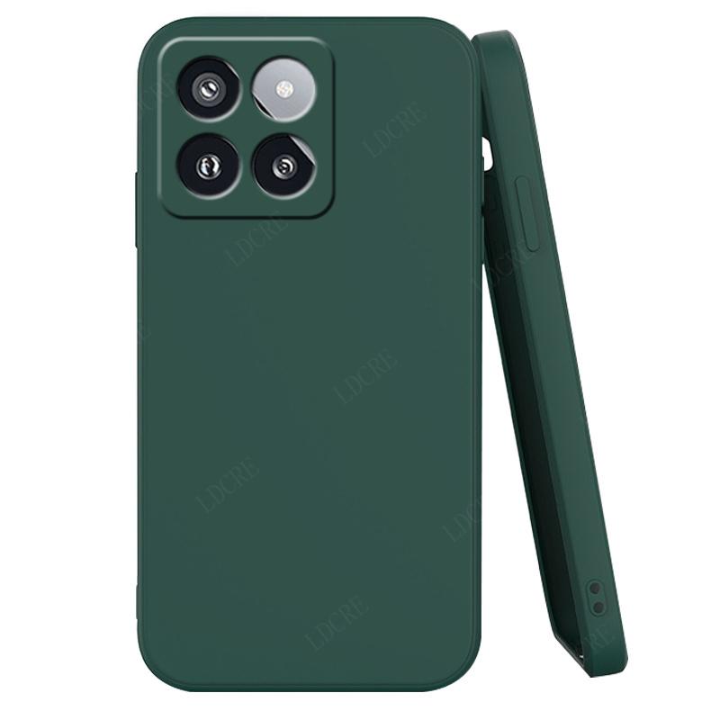 Для чехла Xiaomi 14T Pro Чехол Mi 14T Pro Capas Оригинальный жидкий силиконовый противоударный мягкий чехол TPU для Mi 13 T 13T 14T Pro Fundas