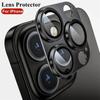 Luxury Metal Camera Lens Protector Glass For iPhone 15 14 Plus 13 12 Mini 11 Pro Max HD Back Lens Protective Film For iPhone 15 Pro Max