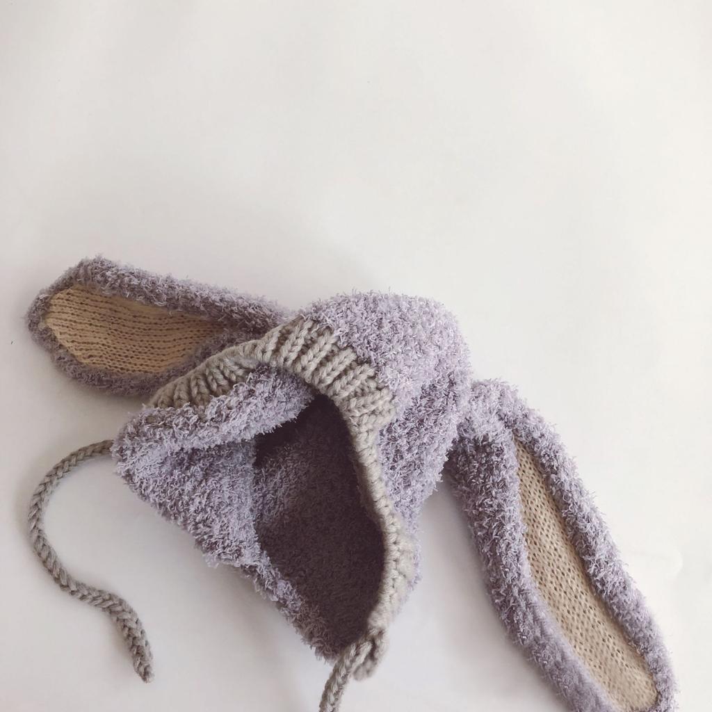 Winter Plush Baby Bunny Hat Cute Warm Kids Beanie Cap Korean Infant Girls Boys Knit Ear Protection Caps Toddler Bonnet