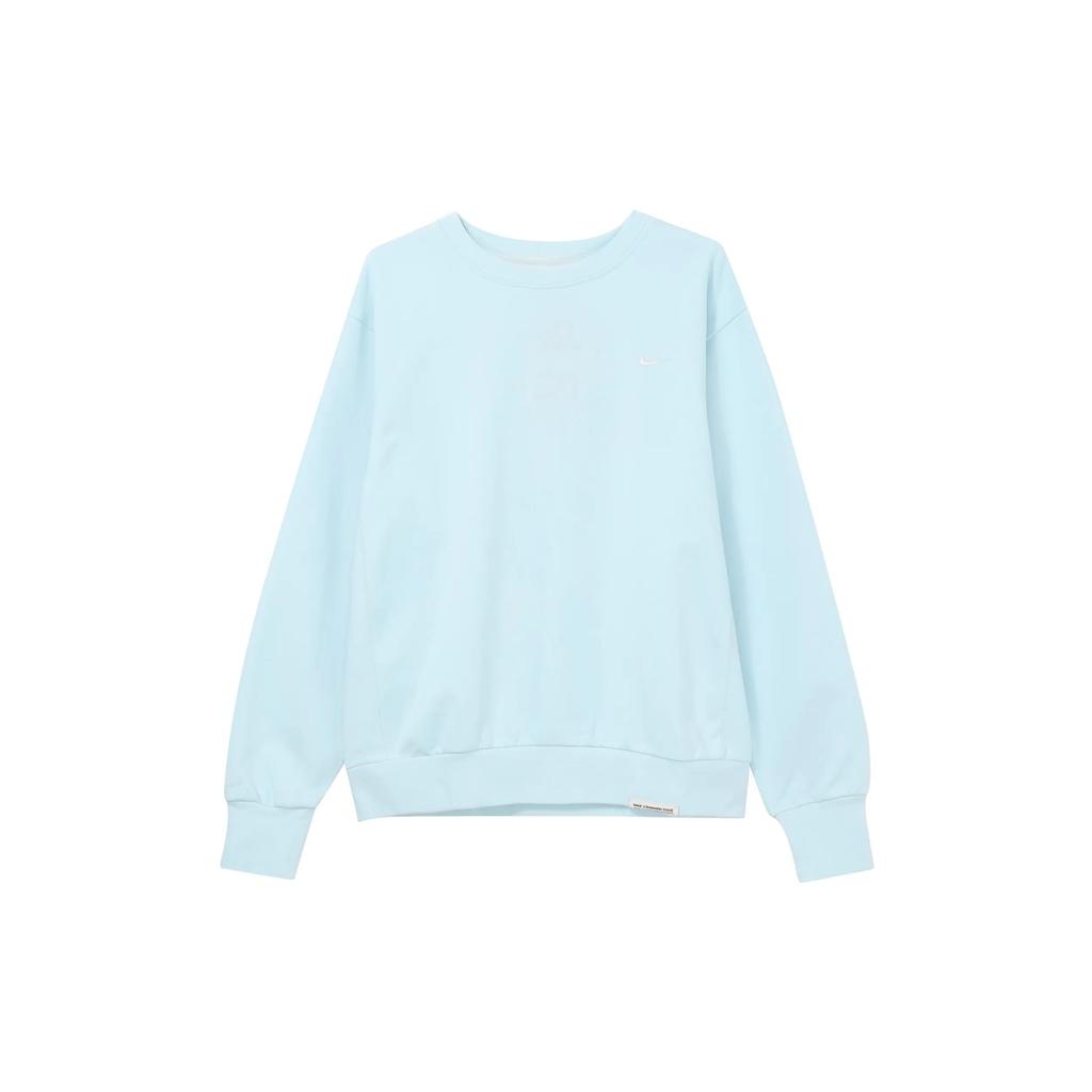 Nike Sweatshirts Men's Glacier Blue Crew Neck Moderate Regular (Unisex) Sweatshirts CK6359 476
