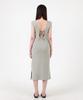 Catharsis Knitting Tank Tab Backless Long Dress Green One Size