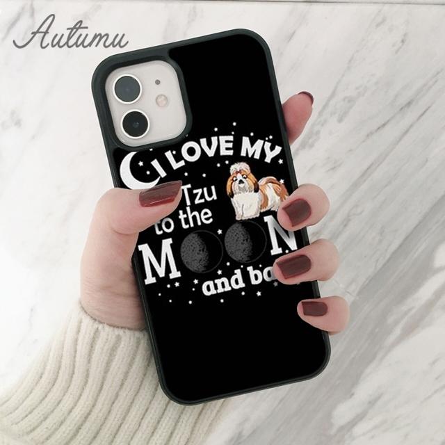 Чехол для телефона с собакой Ши-тцу для iPhone 11, 12, 13, 14 Pro Max mini X XR XS SE 2020, 5, 6S, 7, 8 Plus, Samsung Galaxy S21 S22, чехол