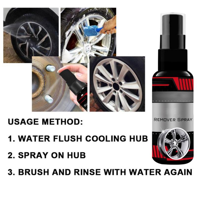 Очиститель ржавчины и грязи ступицы колеса, спрей для удаления оксидного слоя, очиститель для автомобиля, многоцелевой спрей для удаления ржавчины с металлической поверхности