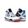 Мужские кроссовки Air Jordan 4 Retro SE What The 4 белые милитари-синие огненно-красные CI1184-146