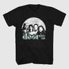 Футболка унисекс из черного хлопка с логотипом группы The Doors. Подарок для фаната. Все размеры. Унисекс футболка.