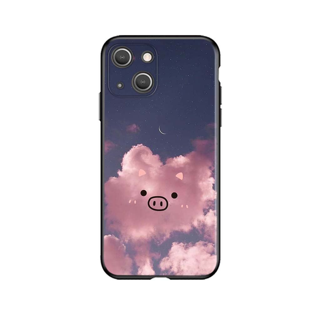 For Xiaomi Poco F3 M3 X3 GT Mi 11 11i 11T Ultra Redmi Note 10 10S The Pink Pig Cute For iPhone 13 Mini Pro Max Phone Case