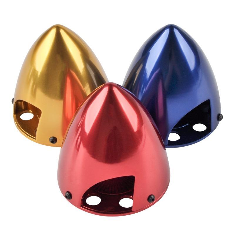 2.5inch Aluminum Alloy Pointed Spinner for RC Gas Electric Nitro Airplane Fixed Wing Aircraft Drone Accessory