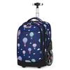 Middle School Students Carry and Pull Dual-purpose Trolley Schoolbags with Large Wheels That Can Climb Stairs FY0188