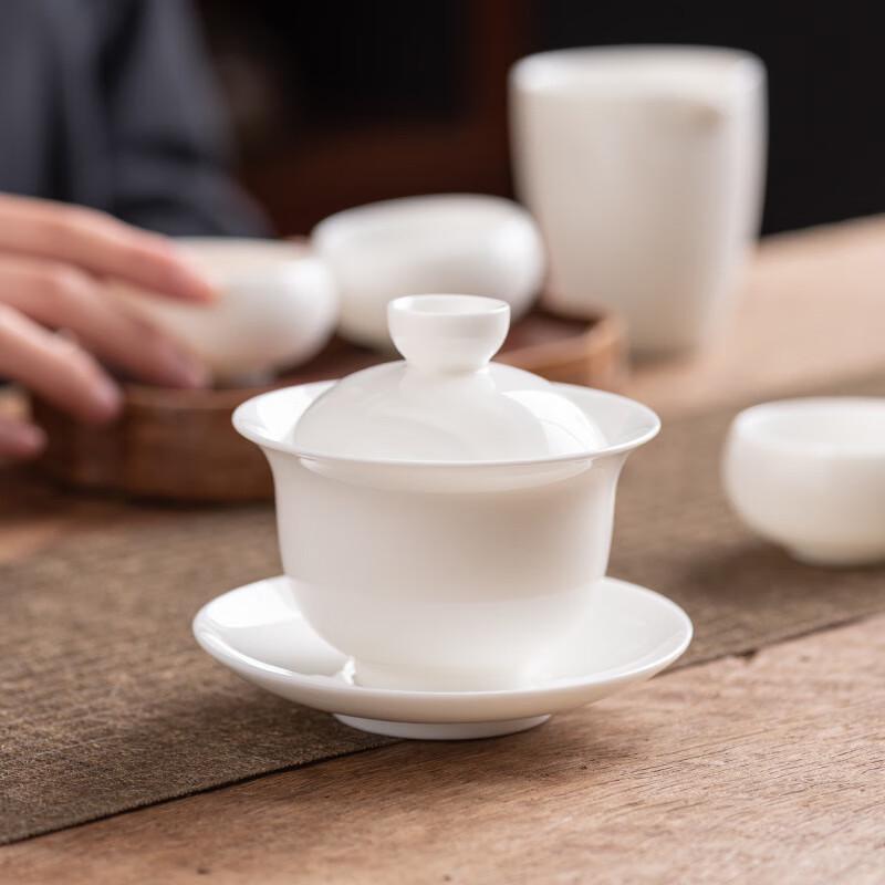 Changbaosen White Porcelain Teacup