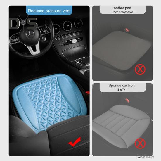 Эластичный коврик для автомобильного сиденья 3D с поднятой точкой, практичный коврик для салона автомобиля переднего сиденья водителя