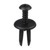 10 Pieces Push Type Retainer, Expanding Screw Rivet Black for European Cars