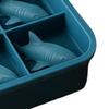 2Pcs Shark Silicone Ice Mold Novelty Cocktail Ice Cube Tray for Whiskey Juice Easy-Release BPA Free Ice Maker Bars Party Supplies