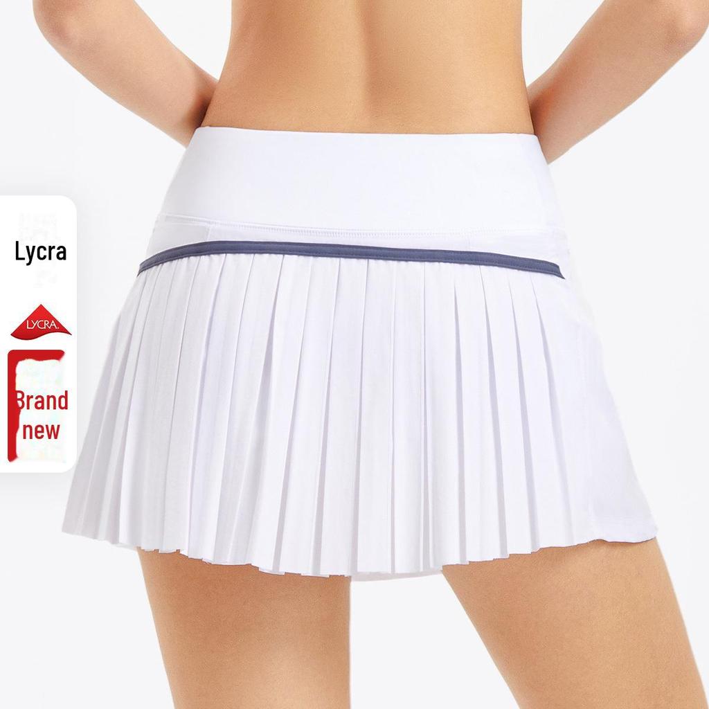 Женская быстросохнущая плиссированная теннисная юбка-шорты - дышащая, устойчивая к воздействию окружающей среды, спортивная юбка для фитнеса и бега