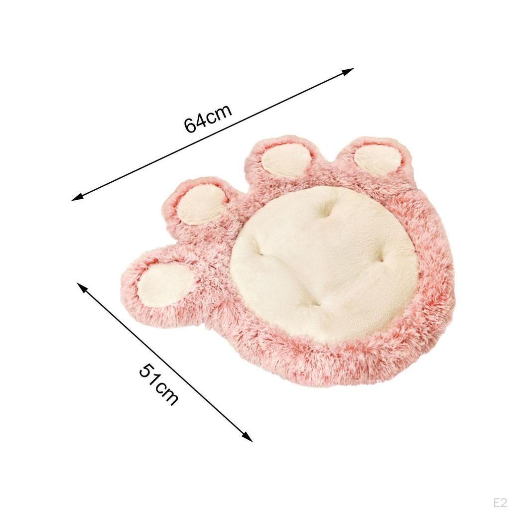 Cozy Bed Paw Pet Print Soft And Warm Cushion For Dogs Cats