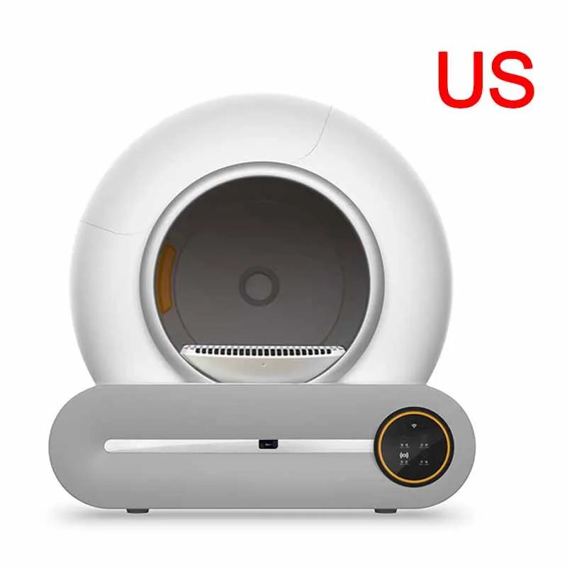 65L Automatic Smart Cat Litter Box Self Cleaning Fully Enclosed Cat Litter Box Pet Toilet Litter Tray Pet Supplies Toilet Tray