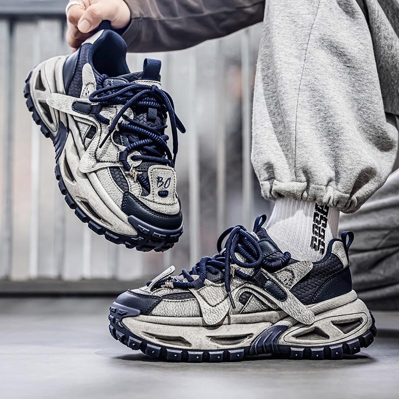 New Men's Fashion Casual Low Top Sports Shoes Students Thick Sole Comfortable Sneakers Boys Male Classic Breathable Basketball Shoes