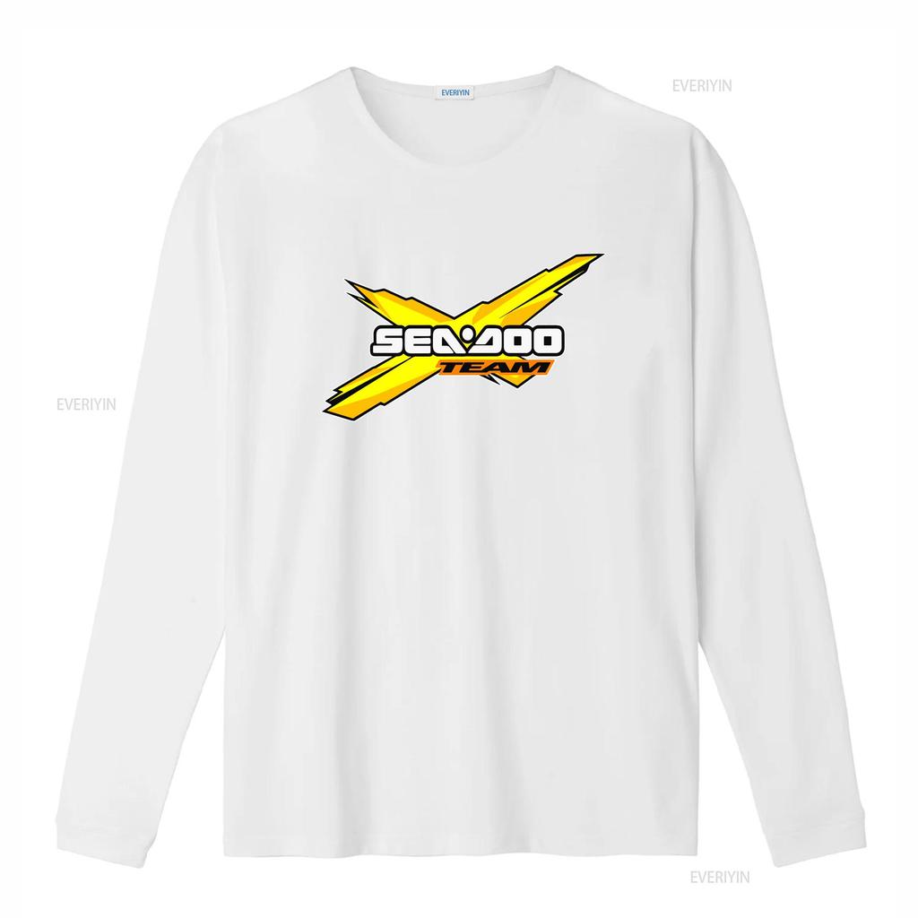 Sea Doo Team Ski Logo Mens Black T Shirt Size S 3XL vintage Washed Comfortable Casual designer clothes Stretched fashion