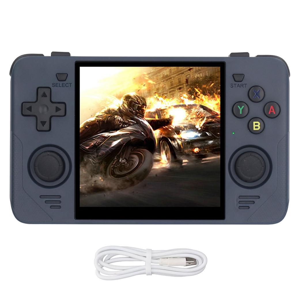 Портативная ретро игровая консоль с двумя 3D-джойстиками, высоким разрешением, 4-дюймовым цветным IPS-экраном, портативная