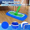 4/6Pcs Microfiber Flat Mop Replacement Cloth Cover Wet Dry Cleaning Washable Mop Covers for Swiffer Sweeping Mop
