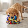Rainbow Color Snuffle Ball Round Shape Foraging Toy Washable Pet Chew Ball  Brain Training