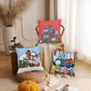 Cartoon B-BT-T-21 Christmas Pillow Case Home Cushion Cover Suitable For Office Sofa Car Suitable For All Seasons