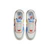 Nike Женские кроссовки Air Force 1 Shadow Sail Multi белые Game-Royal Rush-Orange CI0919-115