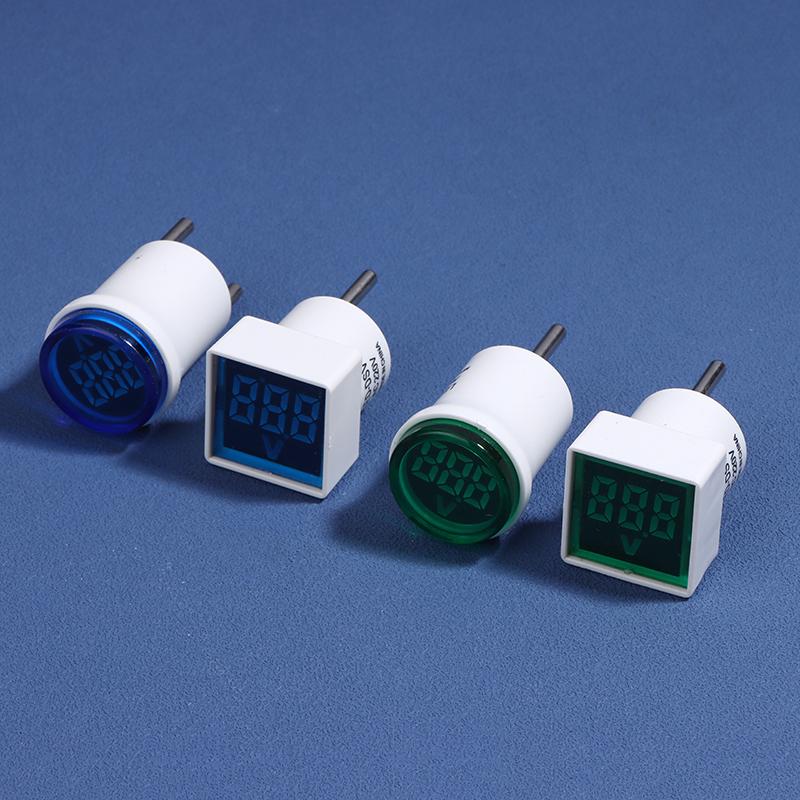 Квадратный цифровой вольтметр Указывает AC220V/230V Бытовой тестер цепи Простая установка Универсальный бытовой AC вольтметр