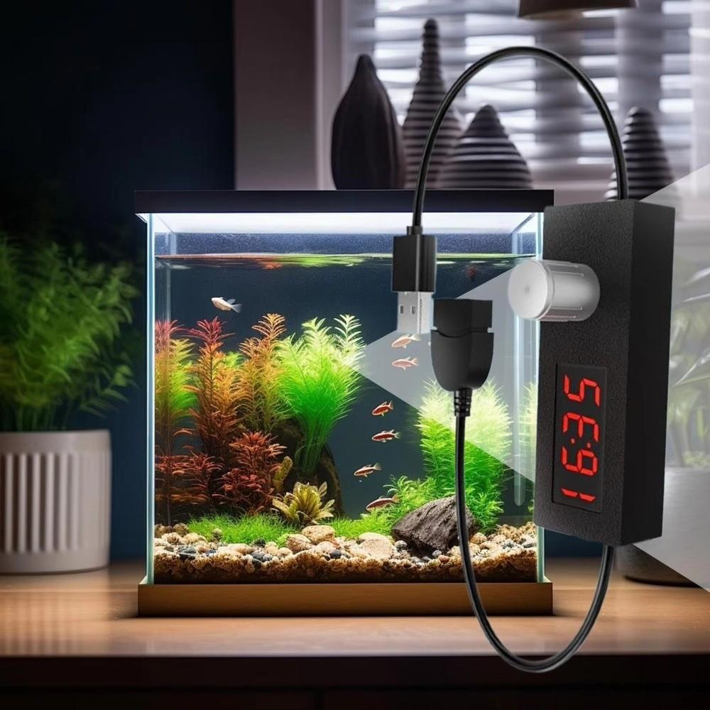 Digital Display Timer Switch Cable Efficient Automatic Shutdown Timer  Fish Tank