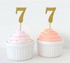 Дарлинг Сувенир| Ботворезы для кексов с номером 7 на день рождения | Украшения для десерта на день рождения, годовщину, упаковка