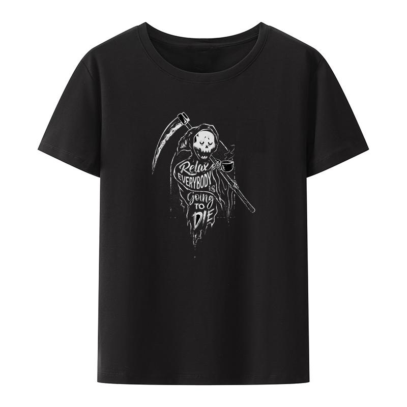 Comfybara Graphic Print Tshirt Funny Tee Humor Oneck Loose Casual Camiseta Hombre Novelty Hipster Tops Koszulki Creative Cool