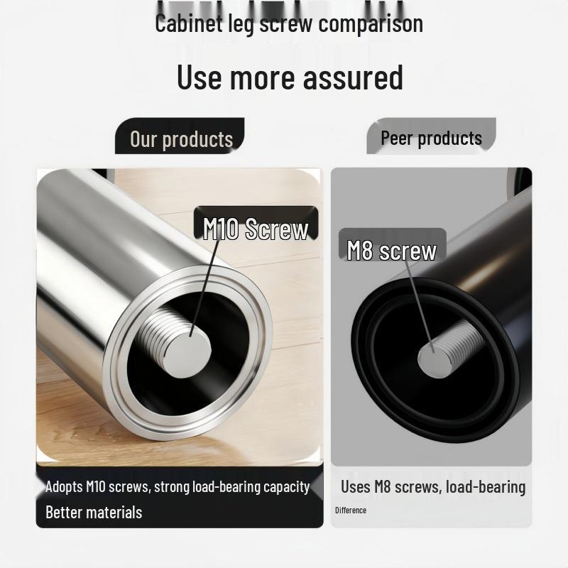 Регулируемые ножки из нержавеющей стали для дивана, тумбы под телевизор, журнального столика, шкафчика для ванной и кровати.