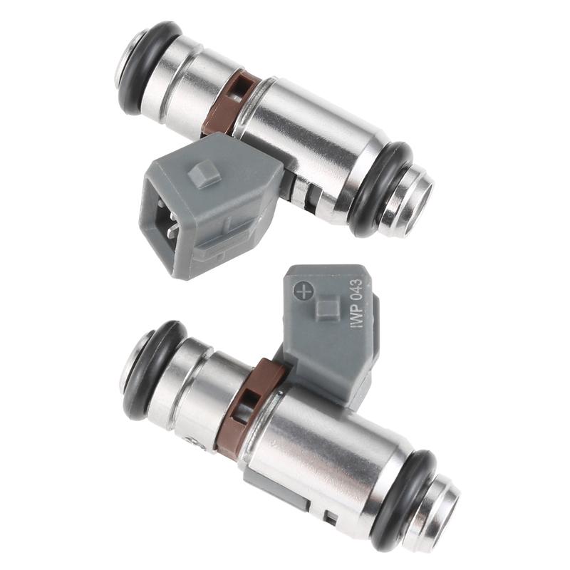 2pcs Auto Fuel Injectors for Harley Davidson Dyna Electra Glide Road King Twin Cam IWP043 27609-01B 28040071A 0539980311 CIN9176