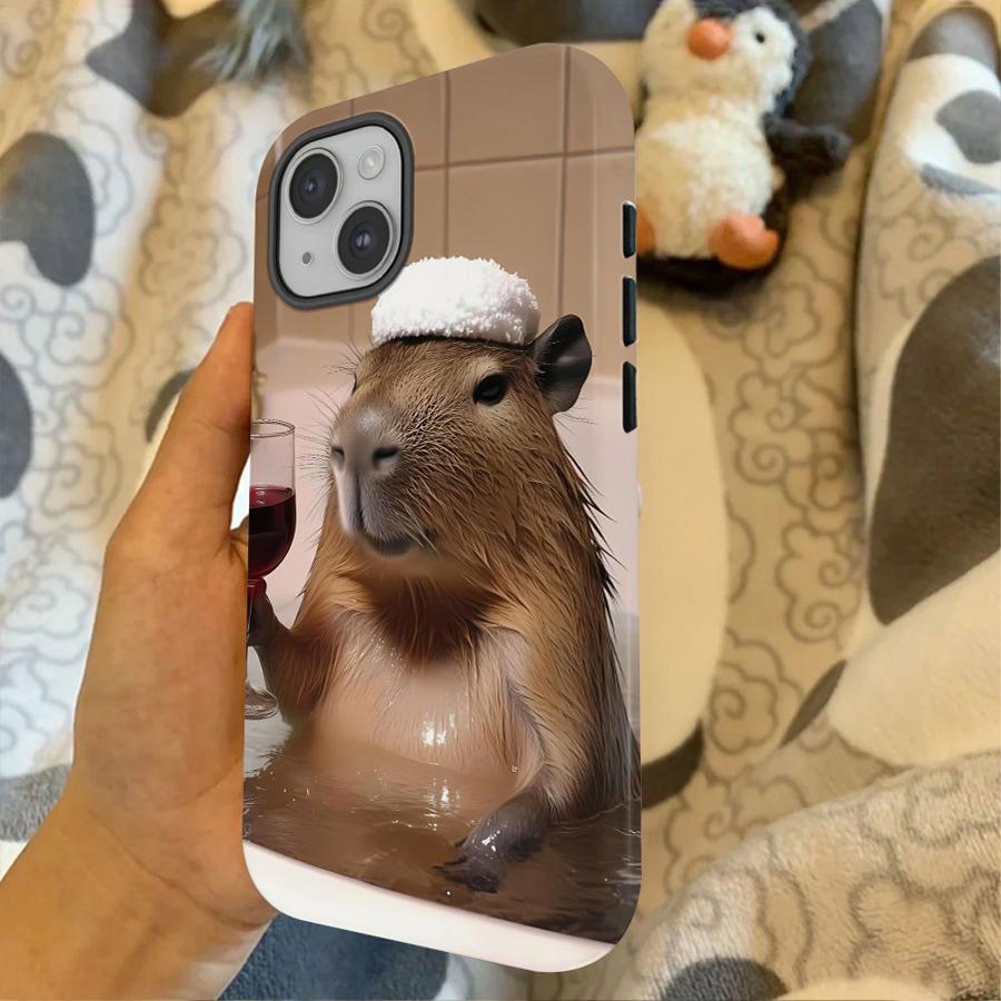Смешной чехол для телефона с капибарой для Xiaomi Redmi Note 14 4G 14 Pro Plus 5G, мягкий чехол Capa