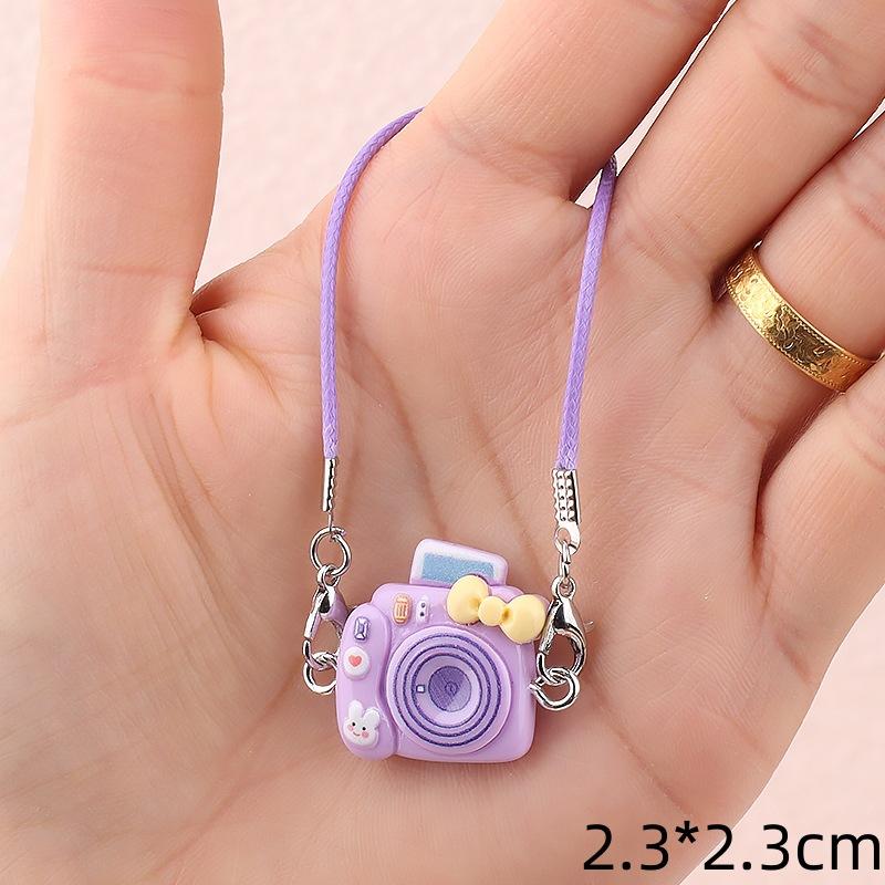 Мини DIY Камера Наряд Плюшевая Игрушка Для Лабубу 17См Аксессуары Для Кукол Кукольный Домик Подвеска На Шею Кукольный Домик Подвеска