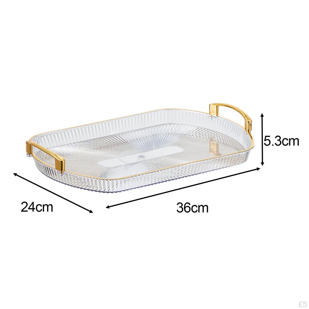 Элегантный прямоугольный поднос для хранения ювелирных изделий и косметики