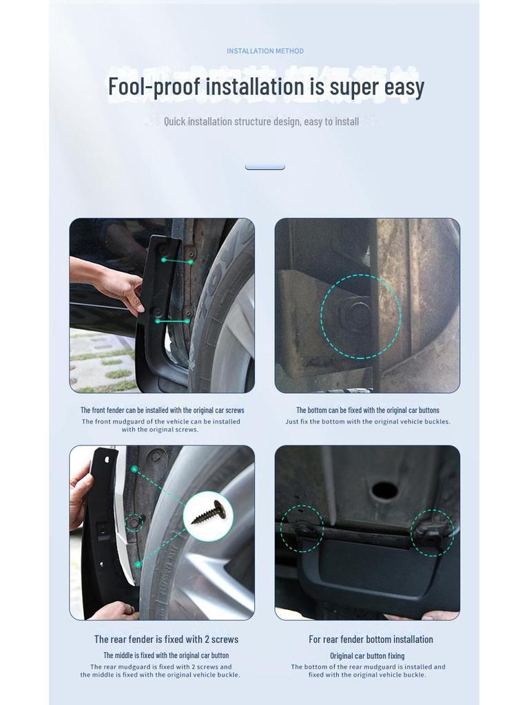Tesla Model X 2015-2023 Tire Fender Upgrade Accessories