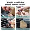 UBFMQ1 Car Air Vent Hanging Leather Storage Box Organizer Bags For Tesla Model 3 Model Y Roadster SpaceX Model S Model X Cybertruck Mod